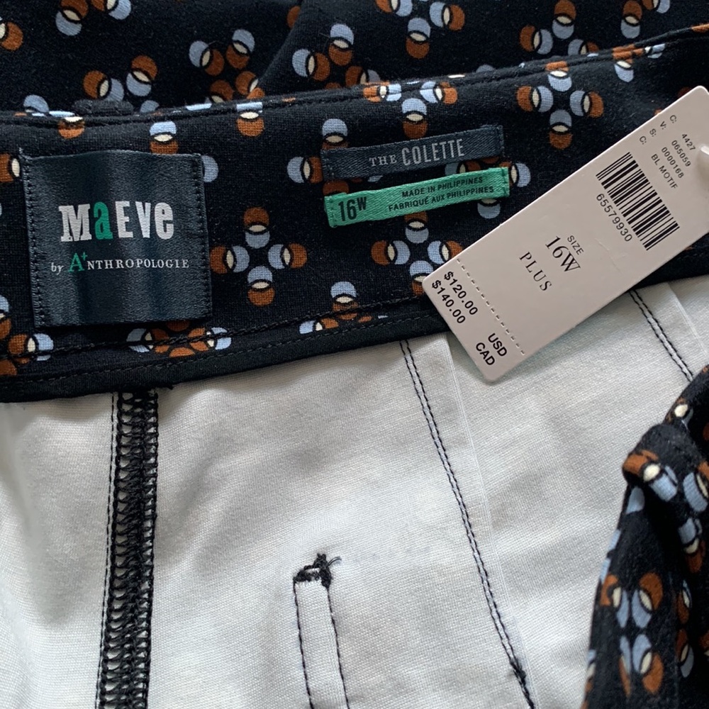🌸ANTHROPOLOGIE MAEVE PONTE CROPPED PANTS🌸 - Picture 6 of 8